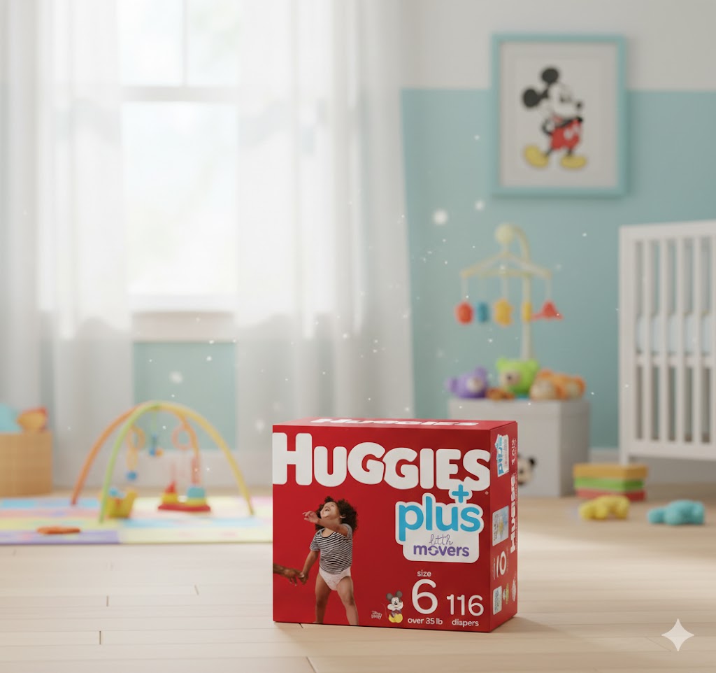 Huggies Plus Little Movers Diapers