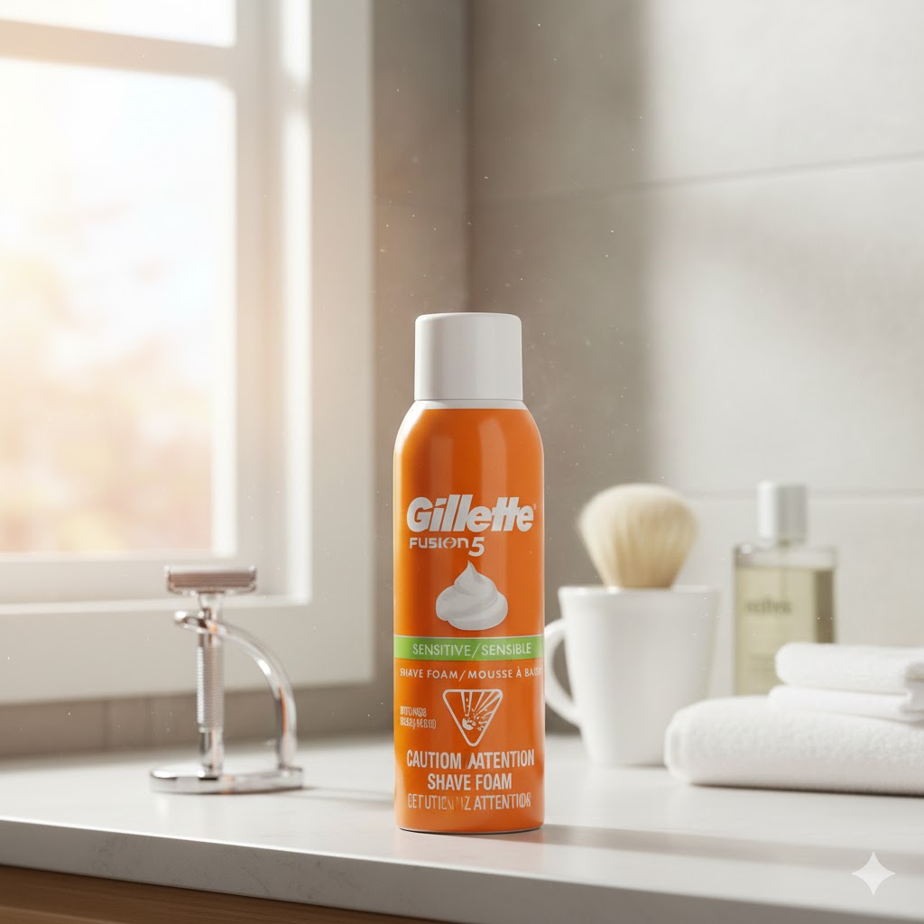 Gillette Fusion 5 Sensitive Shave Foam