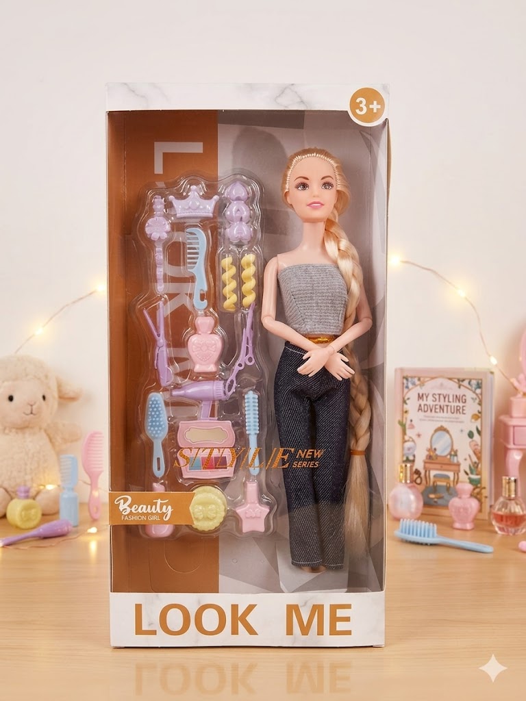 Beauty Fashion Girl Look Me Doll - Image 2