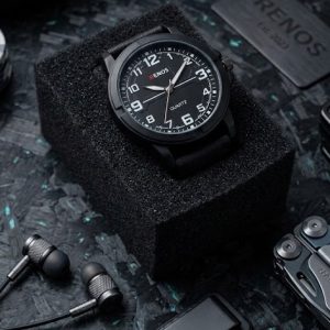 Renos Black Men's Watch