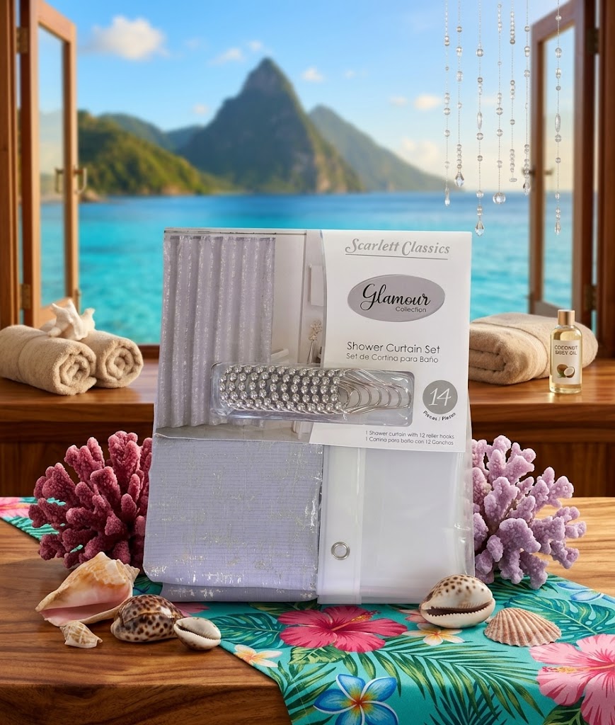 Scarlett Glamour Collection Curtain Set ( 14-Piece) - Image 2