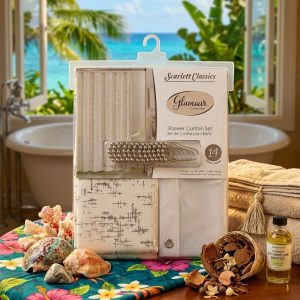 Scarlett Glamour Collection Curtain Set ( 14-Piece)