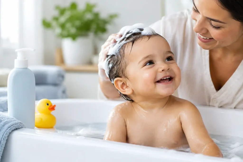 How Tear Free Baby Shampoo Helps Bath Time